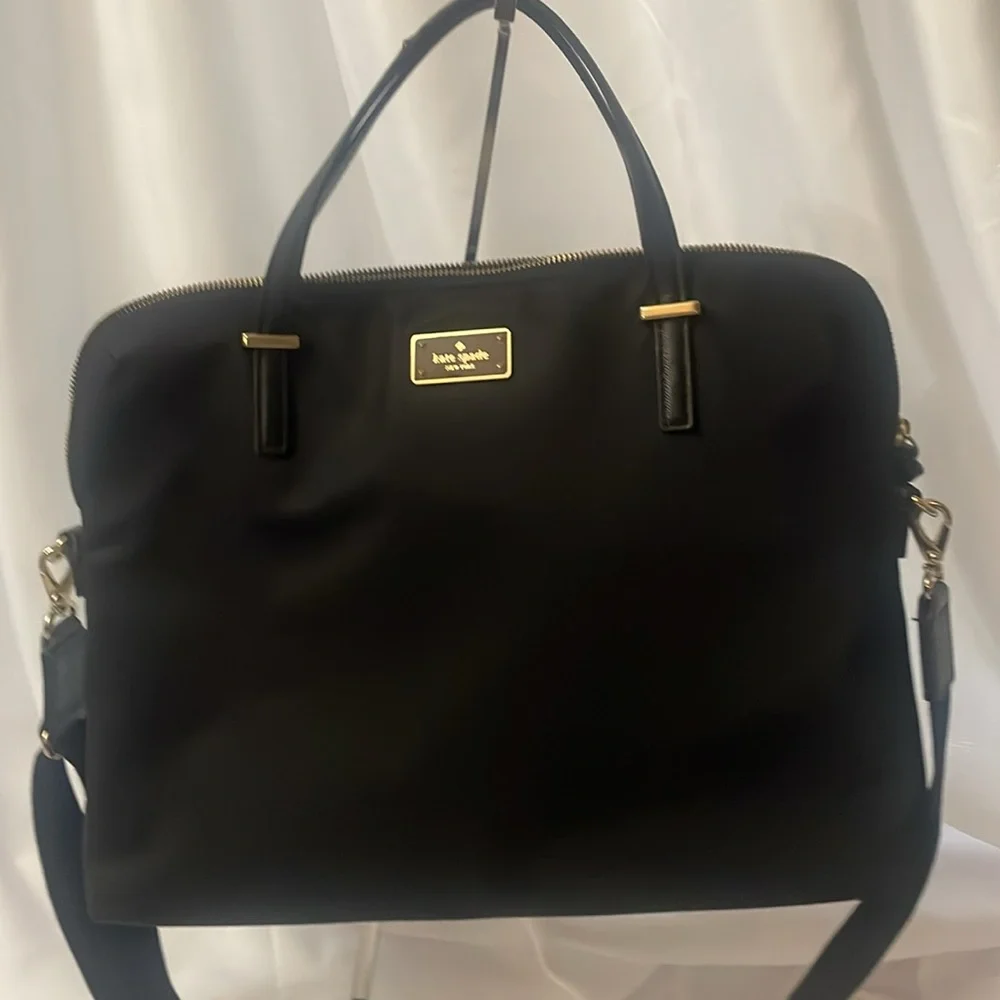 Black Kate Spade ♠️ Tote with Laptop compartment